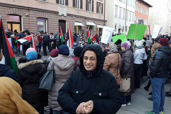 İtalya'da ABD'nin Kudüs kararı protesto edildi İtalya'da ABD'nin Kudüs kararı protesto edildi