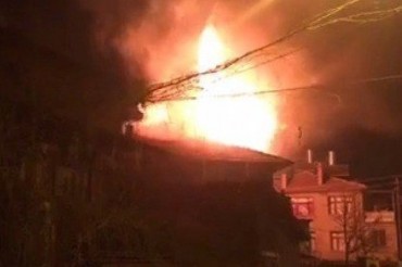 Konya’da cami yangını