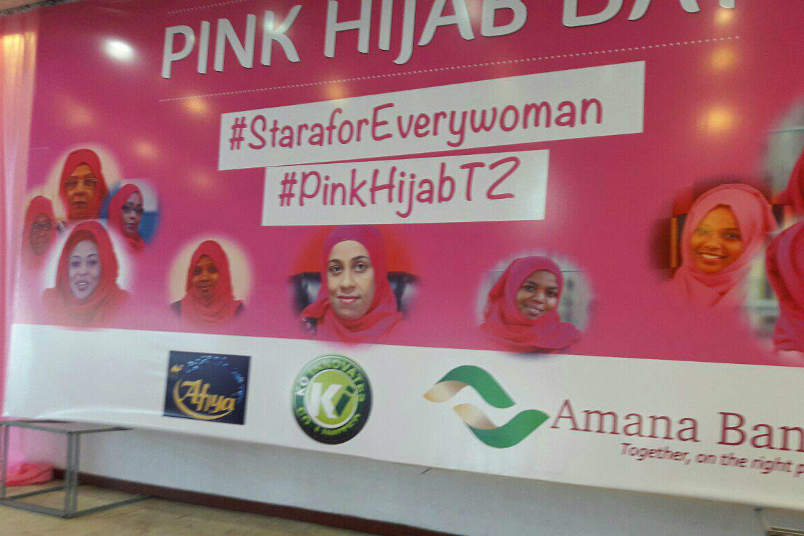 Tanzanya'da 'pembe hicab' günü Tanzanya'da 'pembe hicab' günü