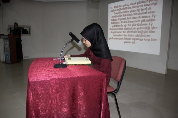 Çubuk'ta Kur'an-ı Kerim'i güzel okuma yarışması