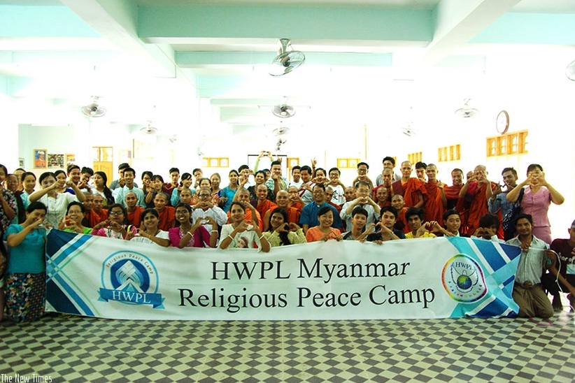 Myanmar'da dinlerarası gençlik barış kampı