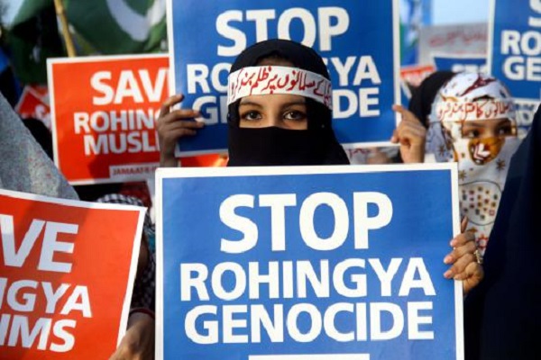 Pakistan'da Arakanlı Müslümanlara destek gösterisi