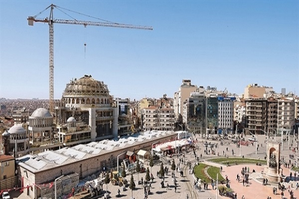 Taksim Camii inşaatının yüzde 90'ı tamamlandı