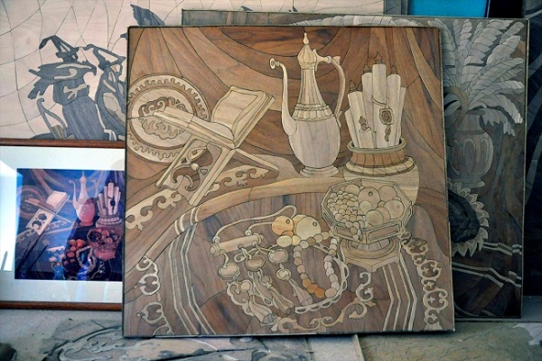 Rus asıllı ressam, Kur'an-ı Kerim'den 20 ayeti tablolaştırdı