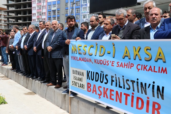Türkiye'de ABD'nin Kudüs kararı protesto edildi