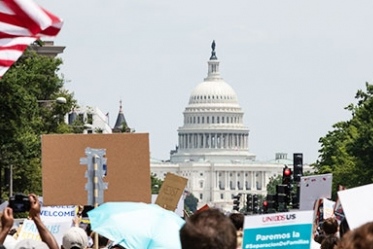Brüksel'de Trump protestosu
