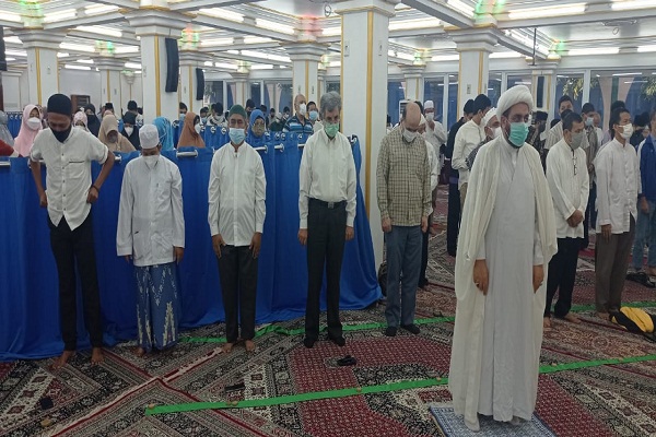 Cakarta İslam Merkezi'nde Ramazan Bayramı namazı