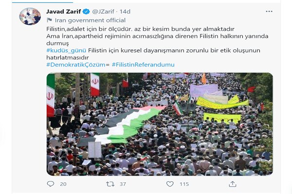 Zarif'ten Türkçe 