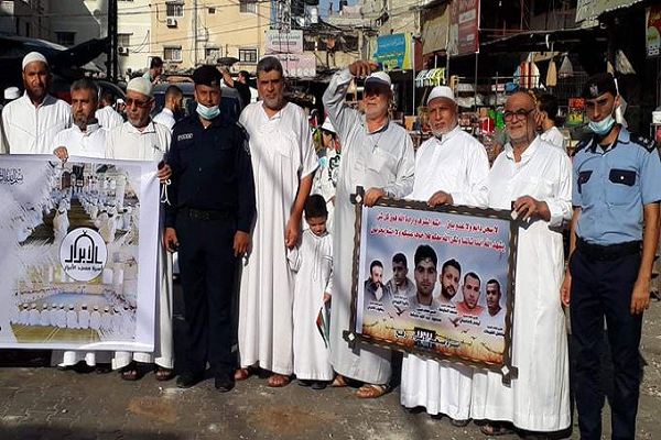 Kur’an hafızı 140 genç Gazze'de yürüyüş gerçekleştirdi