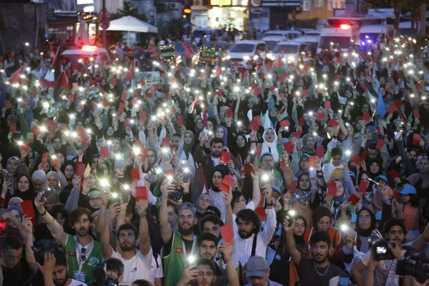 İstanbul'da Siyonist Rejim karşıtı yürüyüş