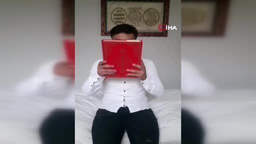 Kur'an-ı Kerim’e tekme atan genç: Yaptığımdan aşırı pişmanım