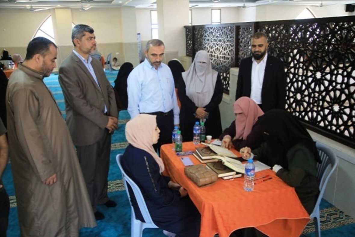 Gazze camilerinde genç hafızlar değerlendirildi