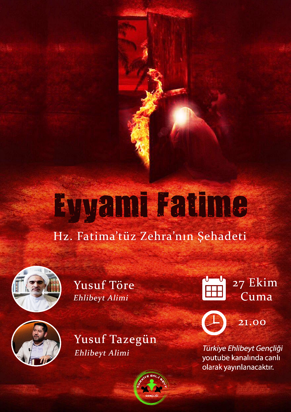 Türkiye Ehl-i Beyt Gençliği'nden Eyyâm-i Fatıma'ya Davet