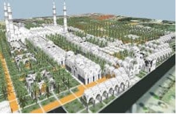 Medine’de Kubâ Mescidi’ni geliştirme planının fotağrafları yayınlandı