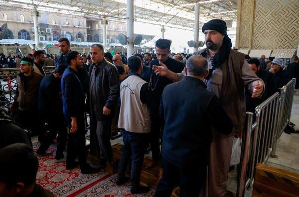 Hz Zehra’nın şehadet yıldönümünde İmam Ali Türbesi ziyaretçilerle doldu taştı