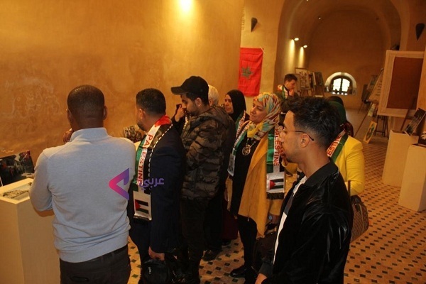 Fas’ta Filistinlilerle dayanışma amacıyla  bir sanat sergisi düzenlendi