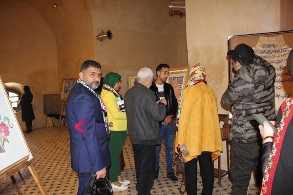 Fas’ta Filistinlilerle dayanışma amacıyla  bir sanat sergisi düzenlendi