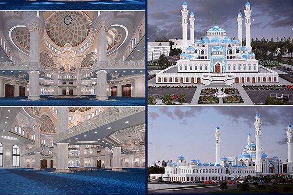 Kırgızistan'da 20 bin kişilik cami ve külliyenin temeli atıldı