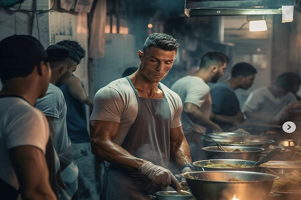 Cristiano Ronaldo ve Brad Pitt ile iftar hazırlığı | Fotoğraf