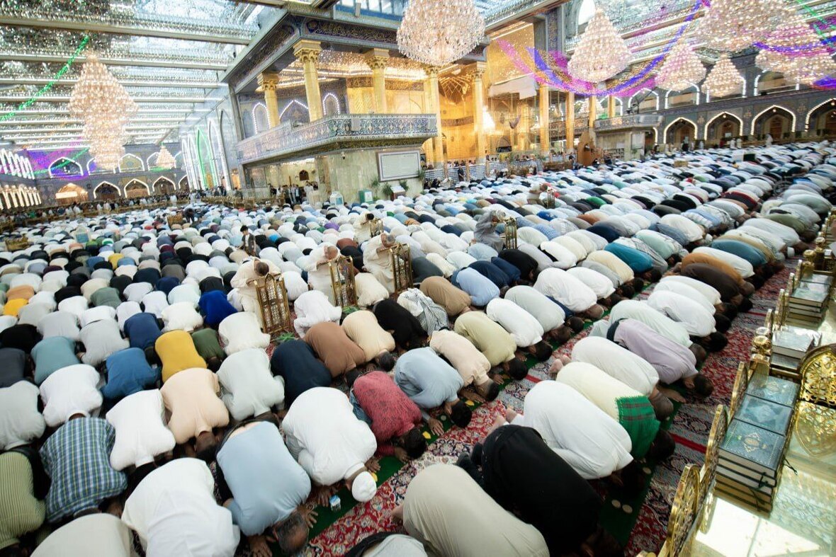 Beynül Haremeyn’de Ramazan Bayramı namazı + video ve foto