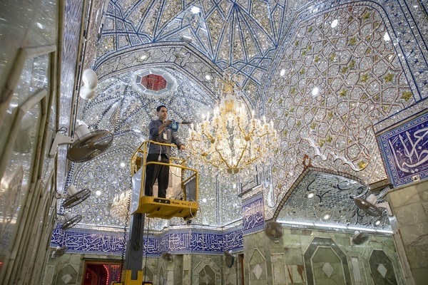 Hz. Abbas'ın haremi arefe günü için hazırlanıyor | Fotoğraf