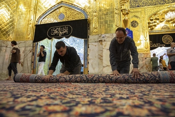 Hz. Abbas'ın haremi arefe günü için hazırlanıyor | Fotoğraf