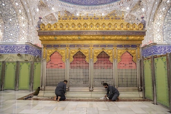 Hz. Abbas'ın haremi arefe günü için hazırlanıyor | Fotoğraf