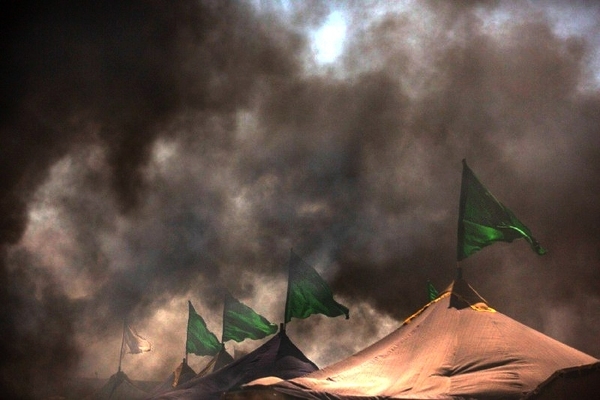 Irak'taki etkileyici Aşura tiyatrosundan görüntüler