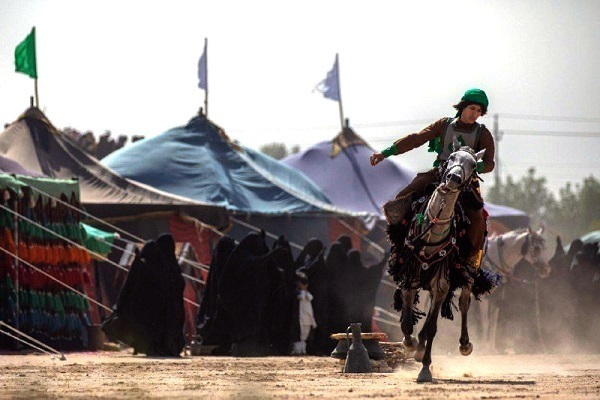 Irak'taki etkileyici Aşura tiyatrosundan görüntüler