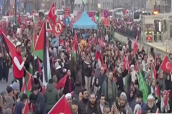 Yılbaşı gecesinde Gazze ile küresel dayanışma | video