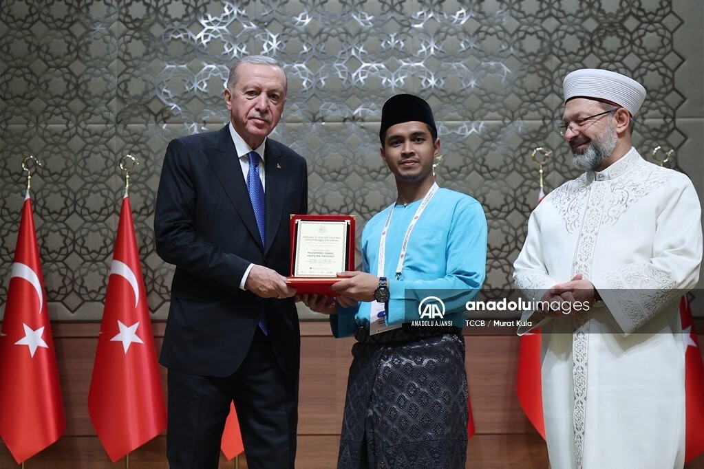 Başkan Erbaş: 54 ülkeden 94 hafız yarıştı