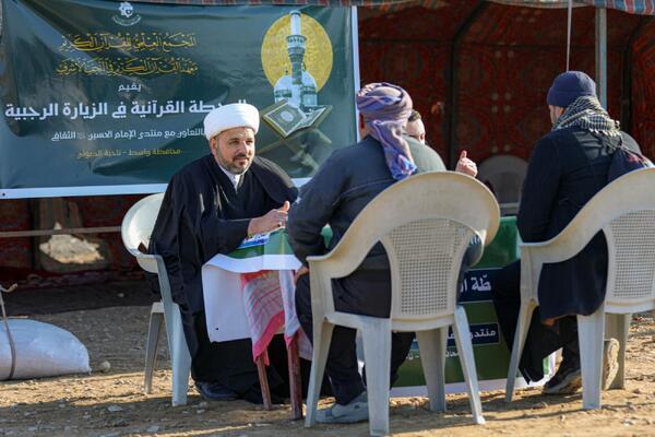 İmam Kazım ziyaretçileri için Kur’an istasyonları kuruldu
