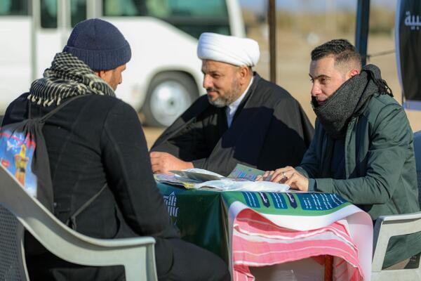 İmam Kazım ziyaretçileri için Kur’an istasyonları kuruldu