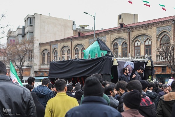 Ayetullah İmami Kaşani'nin cenaze töreni