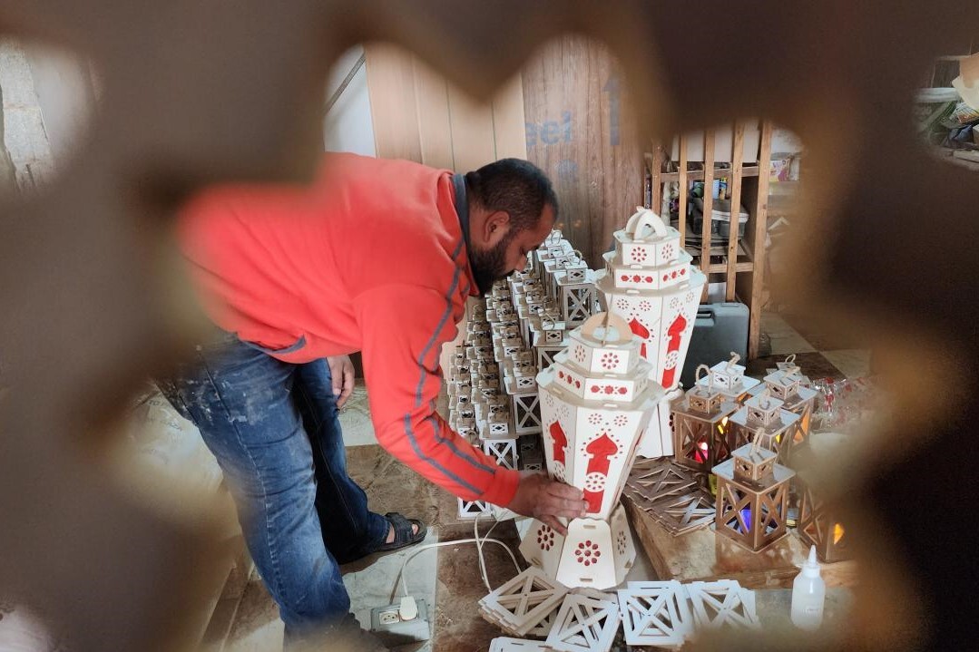 Gazze Ramazan fenerleriyle mübarek ayı karşılamaya hazırlanıyor