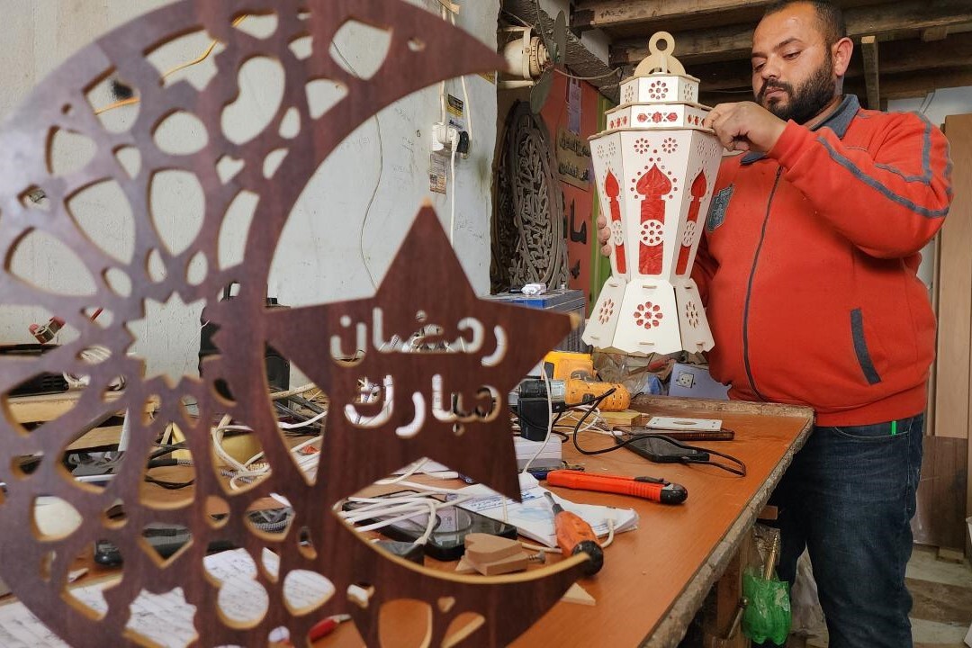 Gazze Ramazan fenerleriyle mübarek ayı karşılamaya hazırlanıyor