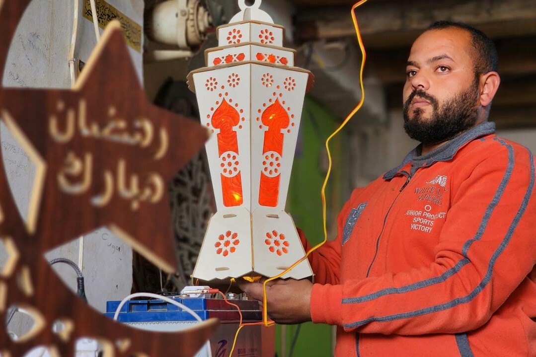 Gazze Ramazan fenerleriyle mübarek ayı karşılamaya hazırlanıyor