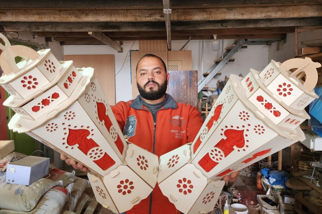 Gazze Ramazan fenerleriyle mübarek ayı karşılamaya hazırlanıyor