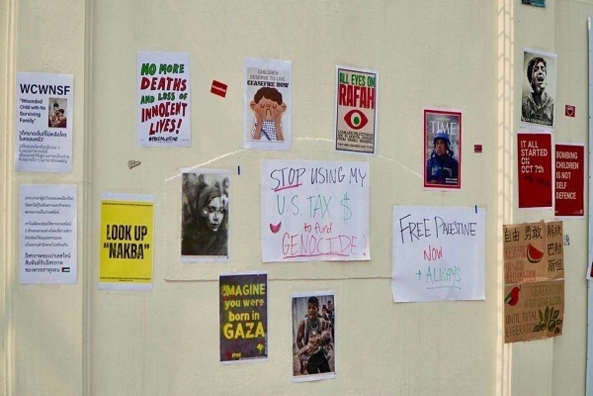 Tayland’da İsrail’in savaş suçları protesto edildi