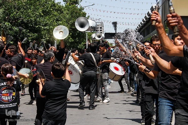 Meşhed’de Aşura merasiminden kareler