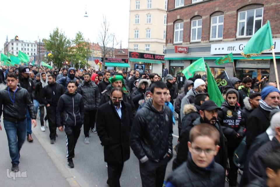 Danimarka’da İmam Hüseyin için yas merasimi düzenlendi |video
