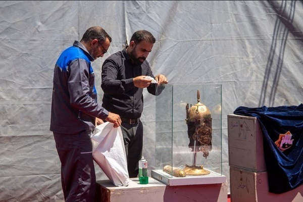 Hz Abbas Türbesi Müzesi Erbain merasimi  için hazırlanıyor |fotoğraf