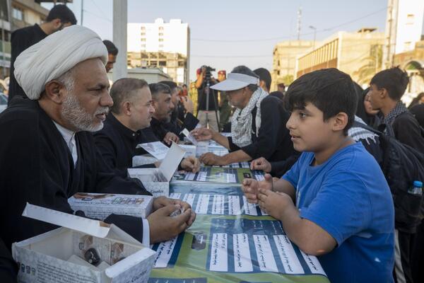 Necef’te 28 Sefer ayı vesilesiyle Kur’an istasyonları açıldı