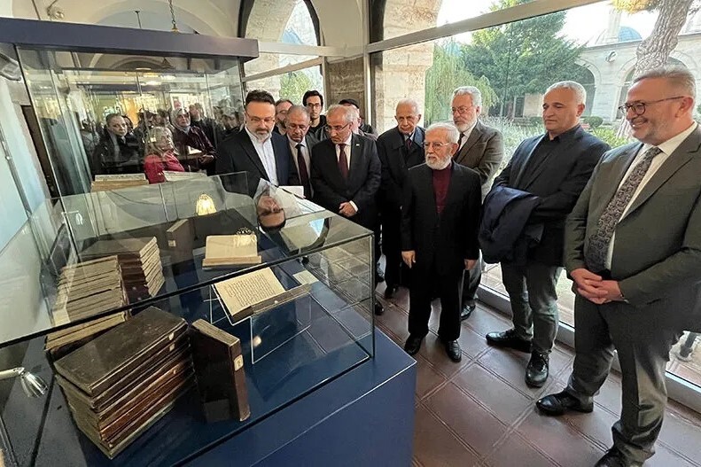 'Füsus'tan Fütuhat'a Muhyiddin İbnü'l-Arabi ve Eserleri Sergisi' açıldı