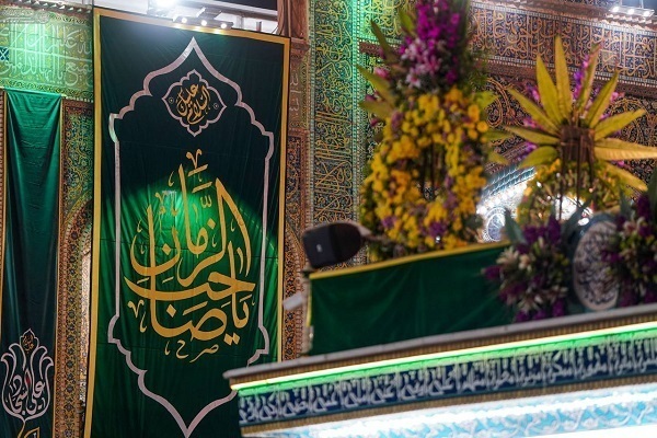 İmam Ali Türbesi Nime-i Şaban’da güllerle süslendi |fotoğraf
