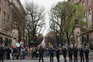 Columbia Üniversitesi’nde İsrail’i protesto eden onlarca öğrenci tutuklandı