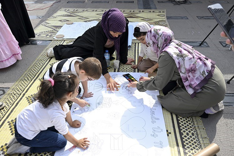 “Engelsiz Gazze” projesi kapsamında sanatla dayanışma etkinliği düzenlendi