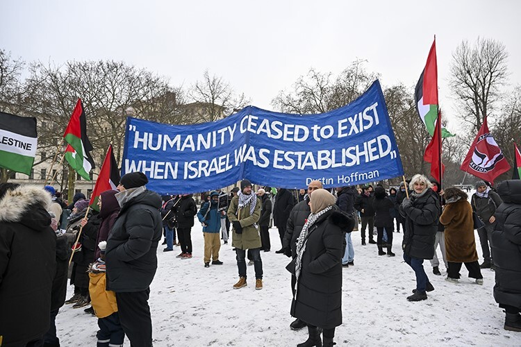 Berlin’de Filistin'e destek gösterisi düzenlendi
