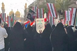 Iraklı kadınların İran’a destek gösterileri