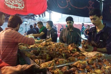 کربلا؛ بائیس ممالک کا مشترکہ موکب + تصویر کربلا؛ بائیس ممالک کا مشترکہ موکب + تصویر